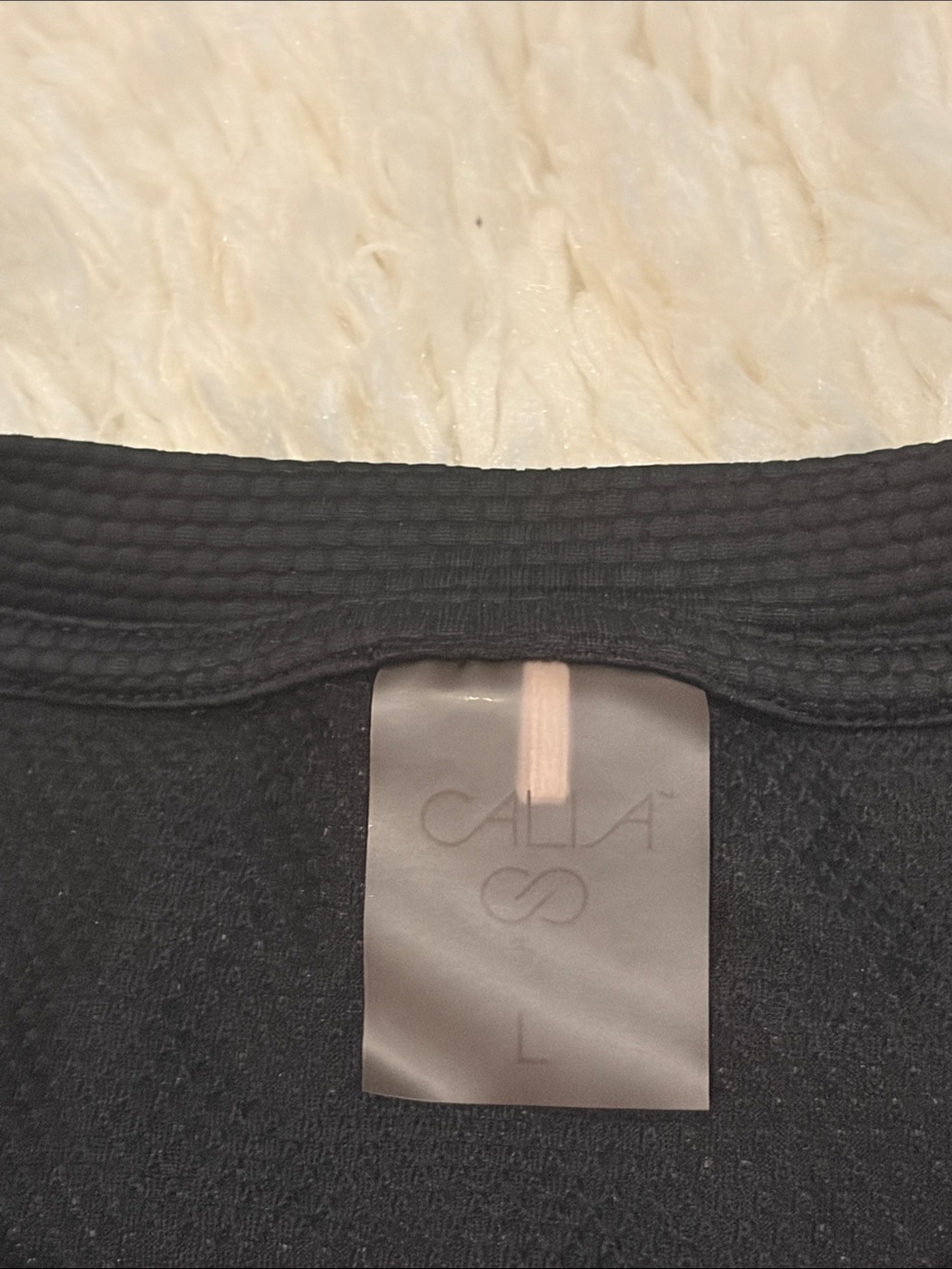 Calia Women’s Black Long-Sleeve Crewneck Shirt - Picture 2 of 2